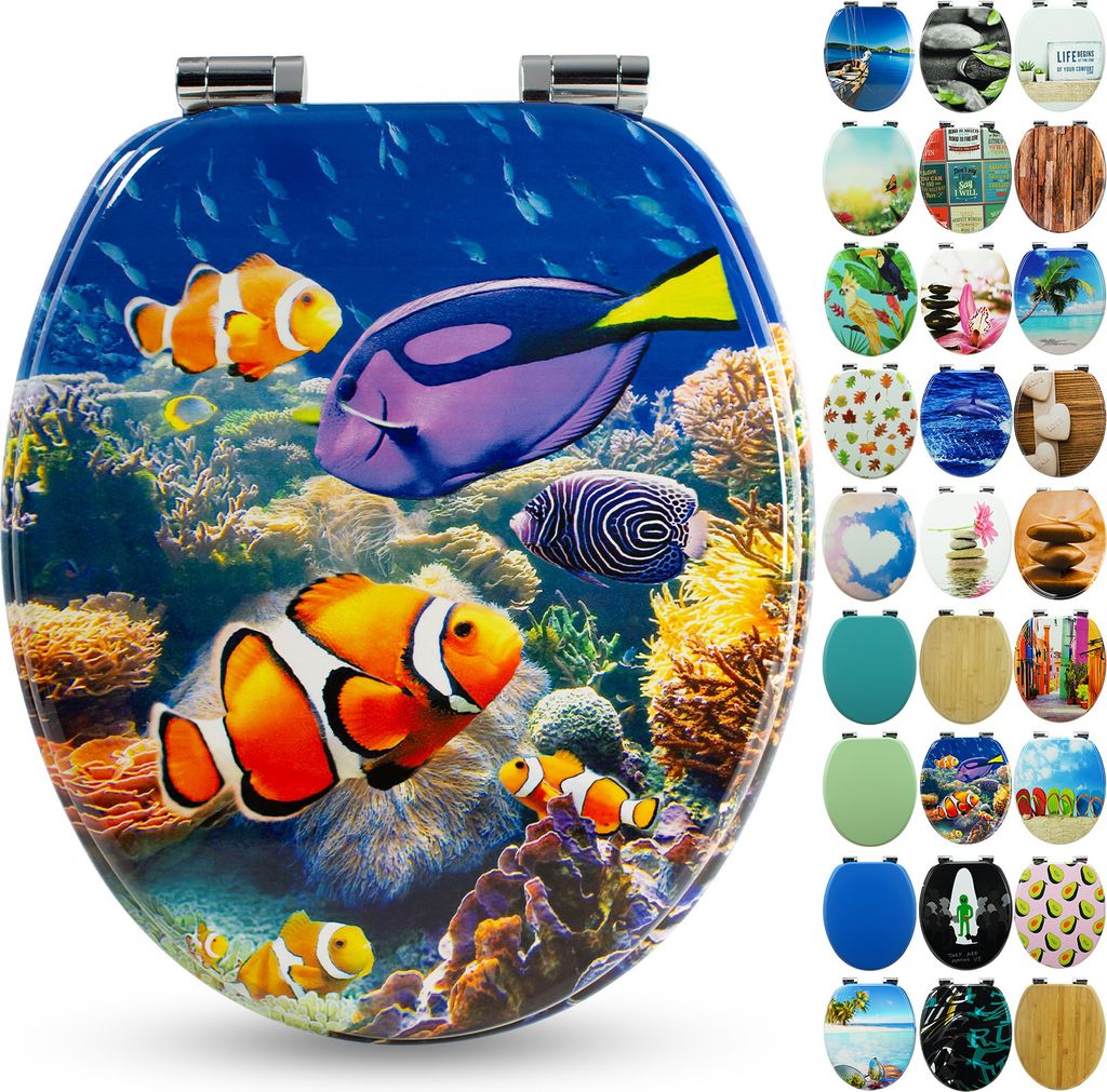 Sanfino® Premium WC Sitz "Nemo" hochwertiger Produktbild 