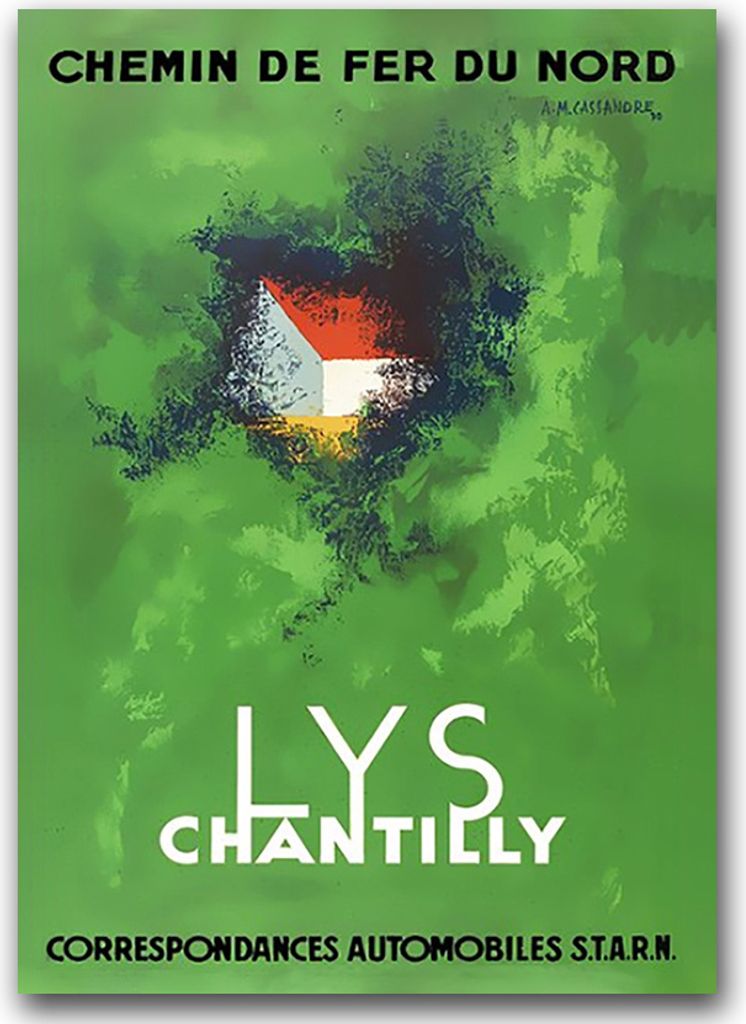 Poster - Canvas - Leinwand - 59,4 cm x 84,1 cm - Fotoposter - Leinwandkunst - Frankreich Chantilly