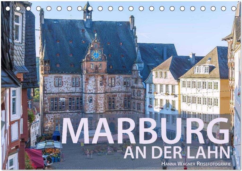 Marburg an der Lahn (Tischkalender 2026 DIN A5 quer), CALVENDO Monatskalender