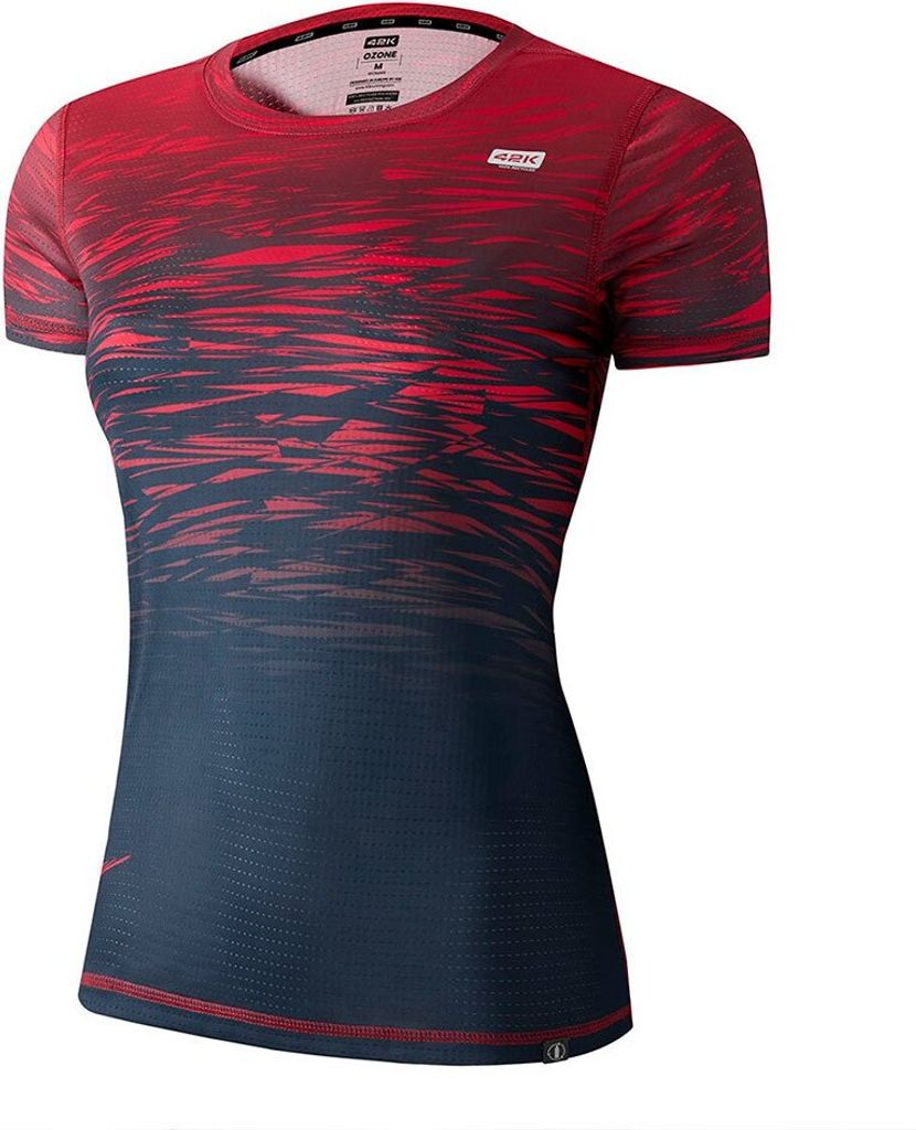 42k Running Ozone Kurzarm-t-shirt Rot M Frau Rot M