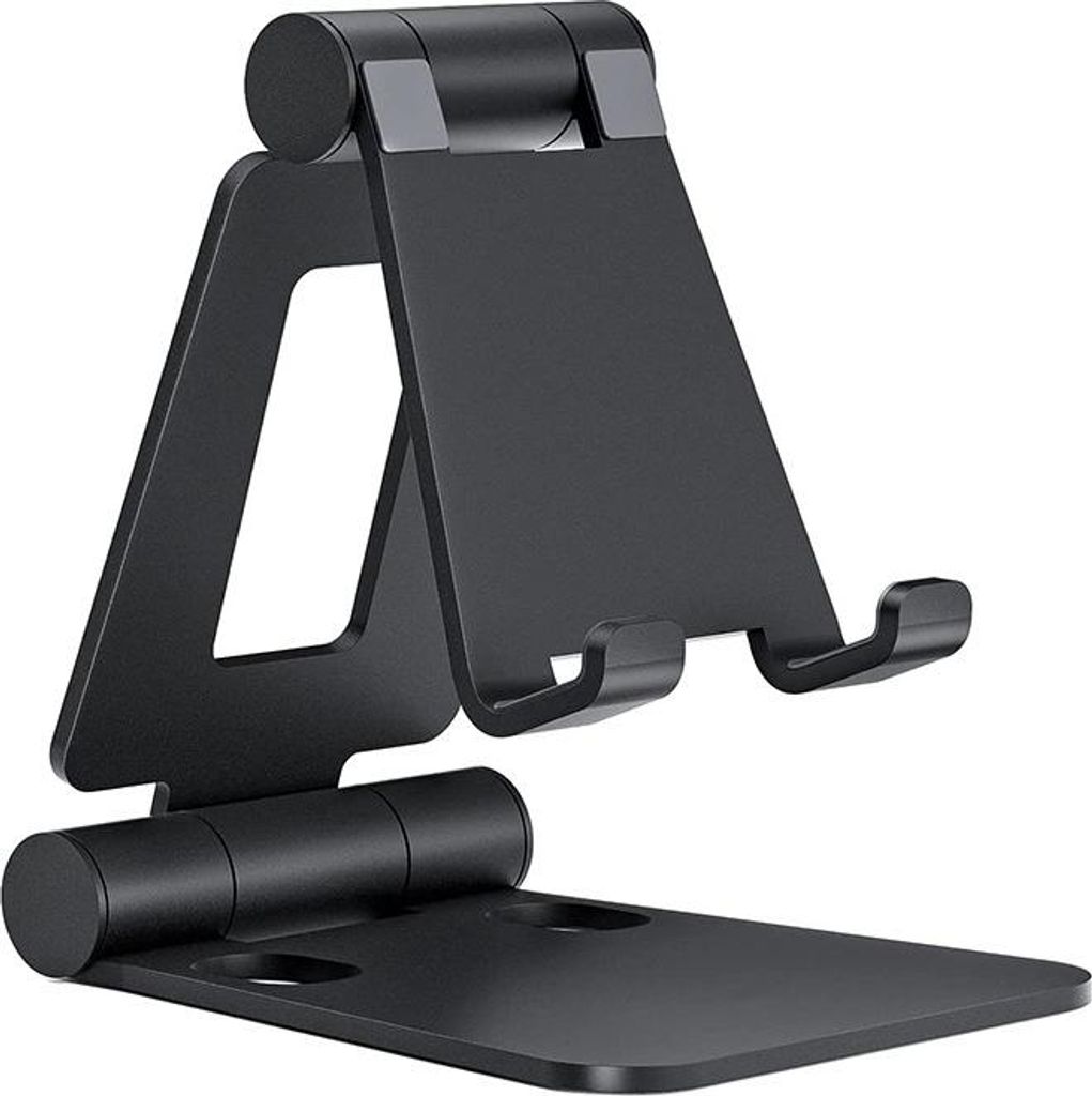 Verstellbar Handy St?nder Tisch, Faltbarer Aluminium Handy Halterung Einstellbar Schreibtisch, Kompatibel mit iPhone 17/16/15/14/13/12 Pro Max/Xr/X...
