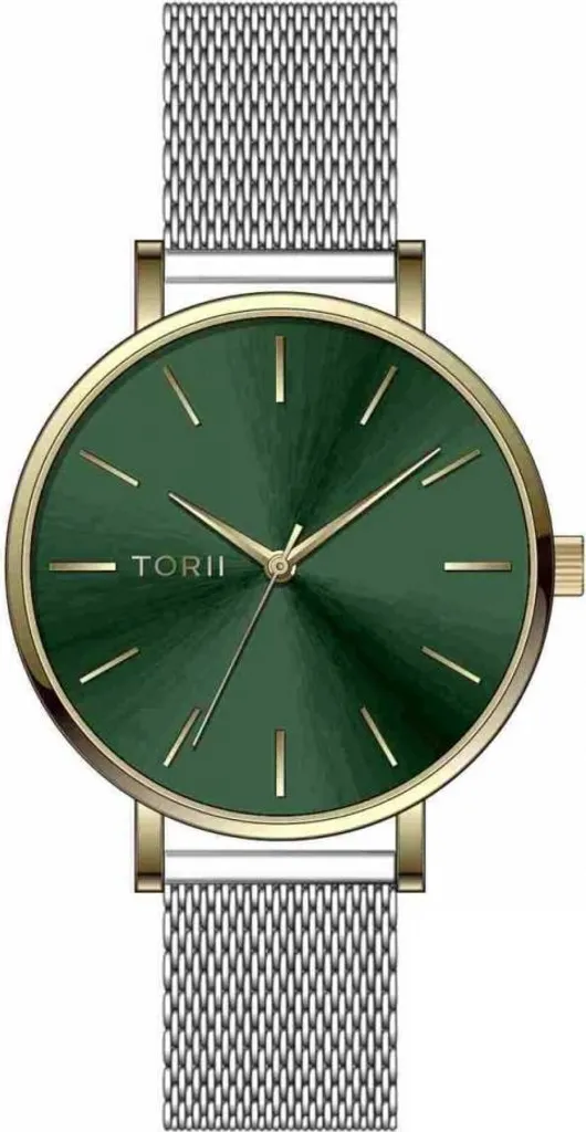 Montre femme TORII G33SS.FG style fashion cadran vert classique chic