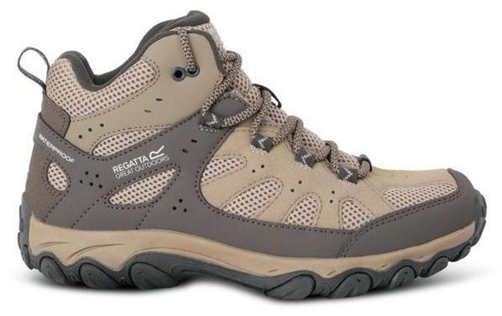 Regatta - "Edgepoint IV" Wanderstiefel für Damen, Knöchelhoch RG12230 (42 EU) (Sanftes Braungrau/Grün)