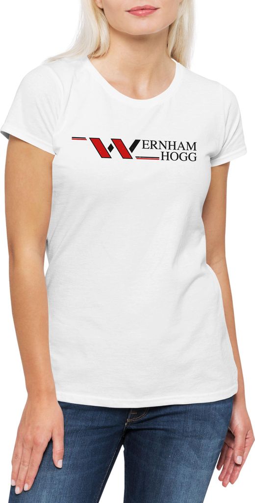 Urban Backwoods Wernham Hogg, Damen T-Shirt, Farbe: Weiß, Größe: XS
