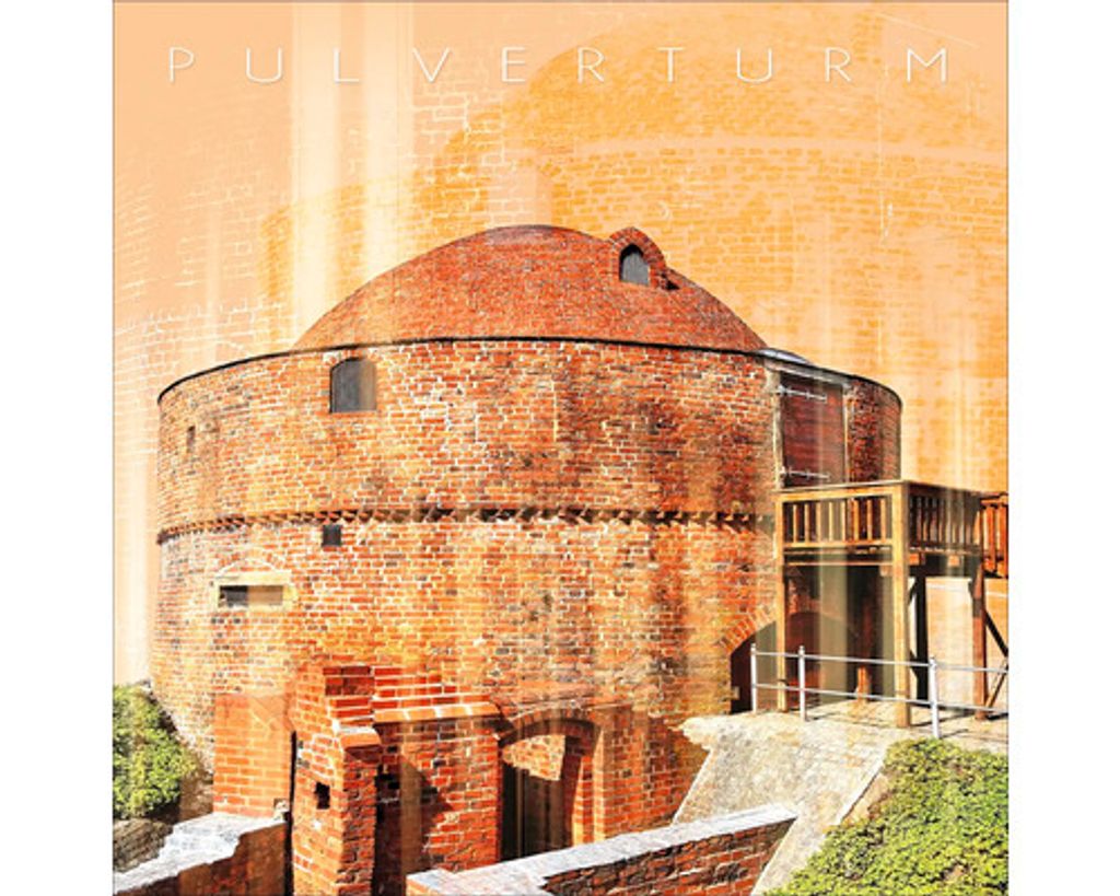 Glasbild Oldenburg Pulverturm II 30x30 cm