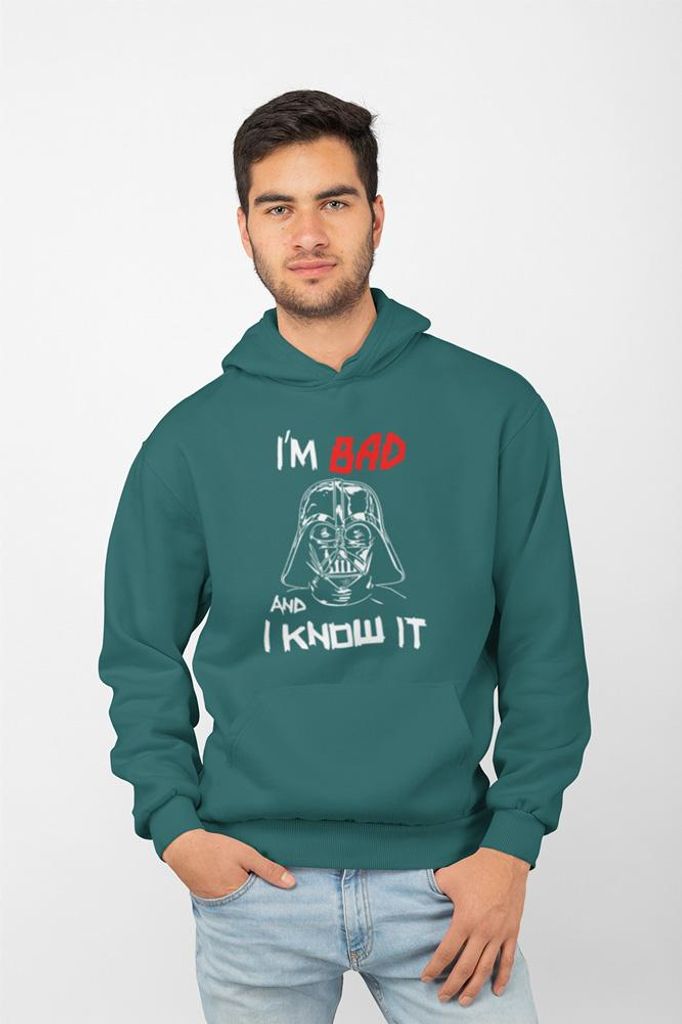 D&B Uni Hoodie MO00072 Star Wars Dunkles Türkis-Größe XL