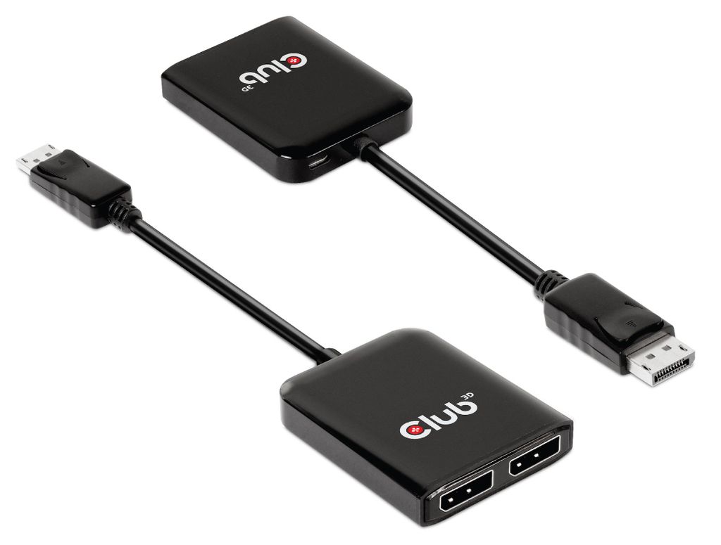 Club3D Multi Streaming Transport Hub 1xDP->DP/HDMI 4K60Hz retail