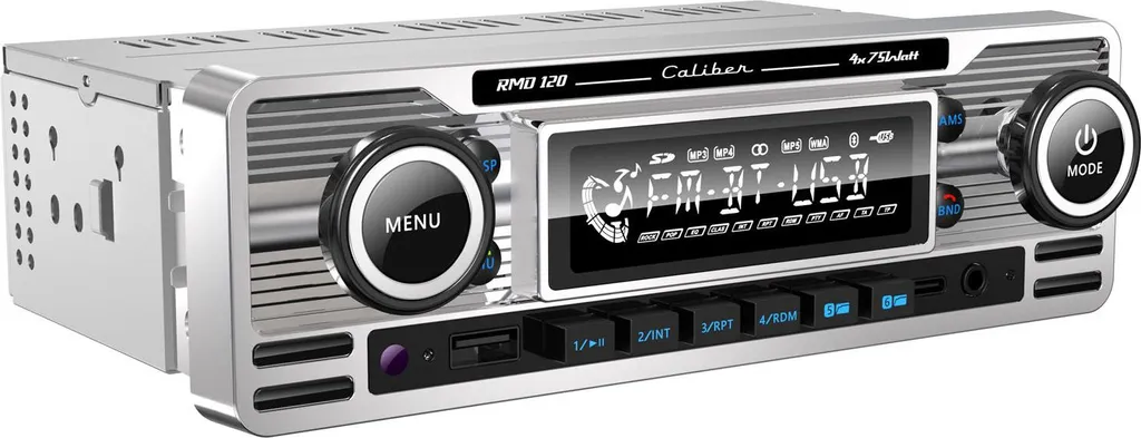 Autoradio Bluetooth 1 DIN Rétro Caliber RMD120BT - Kit Mains Libres USB - 11