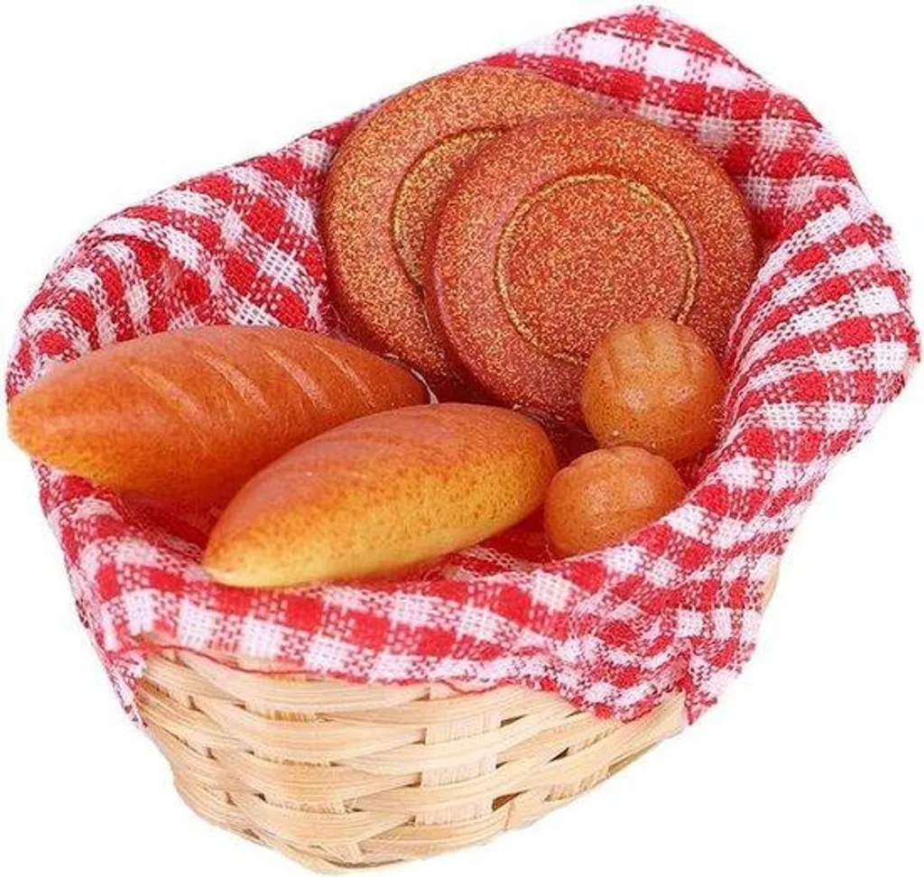 Accessoire de cuisine miniature en bambou et aliments DIY réalistes
