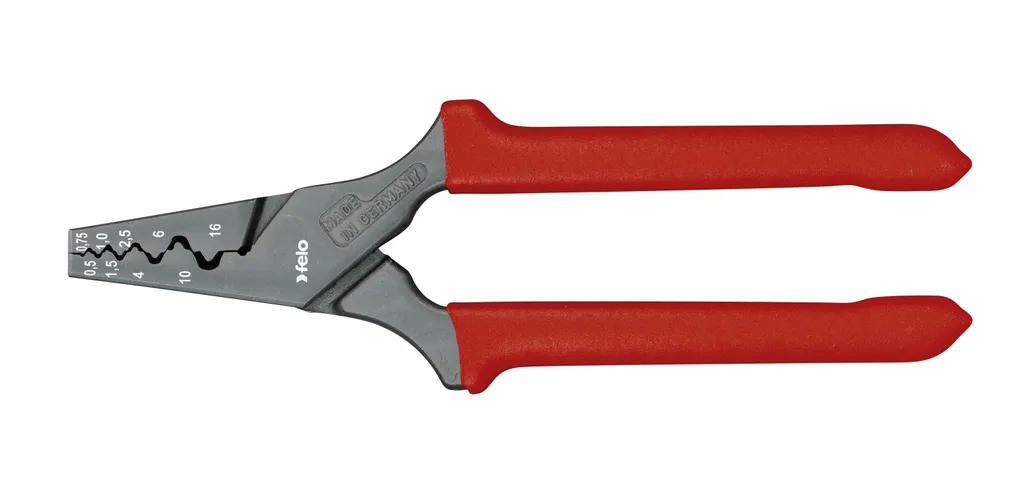 Pince de sertissage manuelle pour cosses électriques de 0,5 à 16 mm²