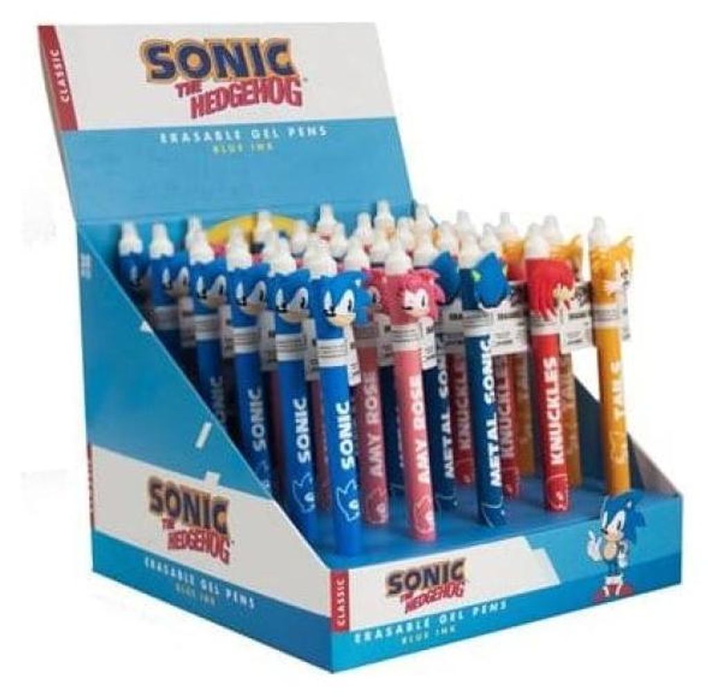 Sonic - Il riccio: penna gel cancellabile - Esposizione dei Immagine del prodotto 