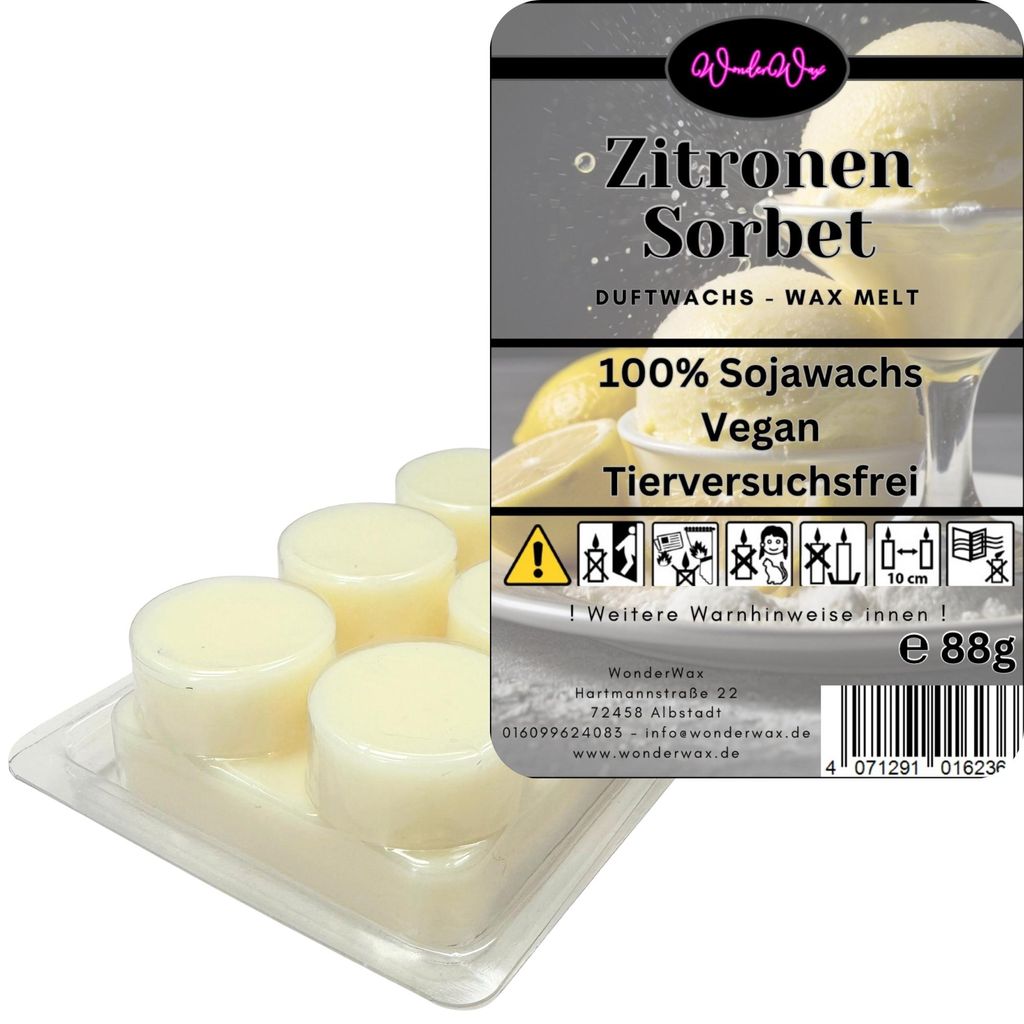 WonderWax Duftwachs Wax Melts für Duftlampe, 6 Kreise Duftmelt Wachsmelt Sojawachs Duftwachs Würfel für Raumdüfte, Wachs Duftöl Winter Indoor ...