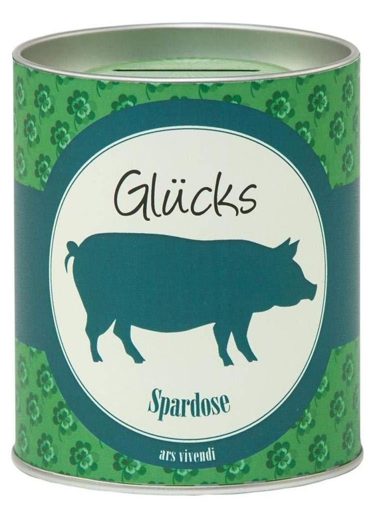 Spardose in Form eines Glücksschweins