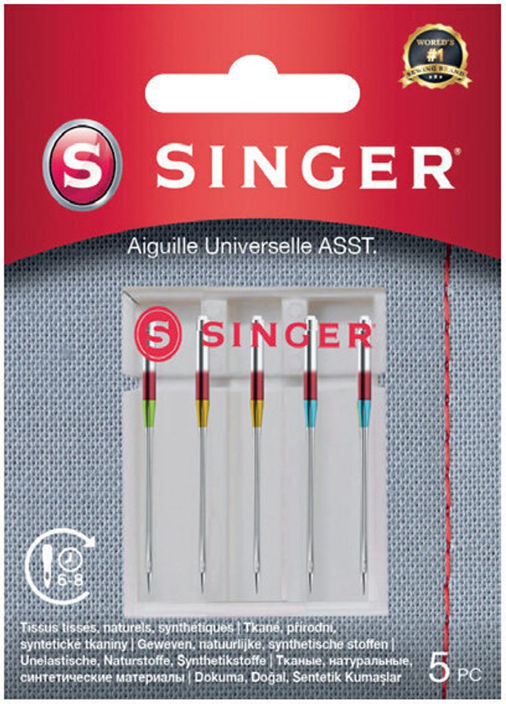 Singer | Universal Needle ASST 5PK for Woven Fabrics Obrázok produktu 
