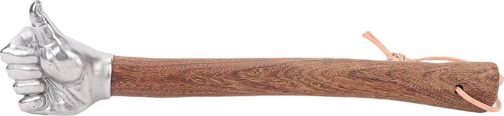 Handhammer, Holzgriff, Edelstahlkopf, multifunktional, für den Bau, den Garten, den Haushalt, den Daumen