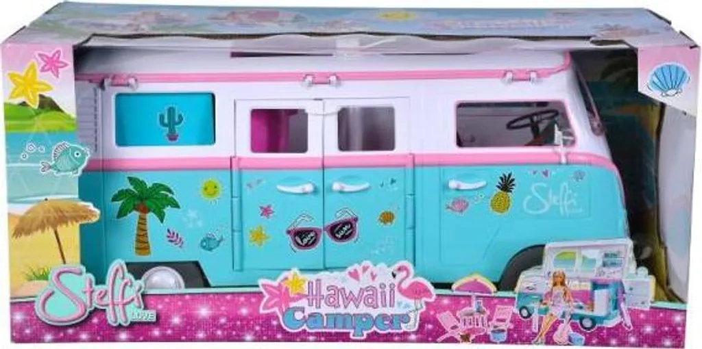 Jouet camping-car Steffi Love robuste pour éviter l'ennui des enfants