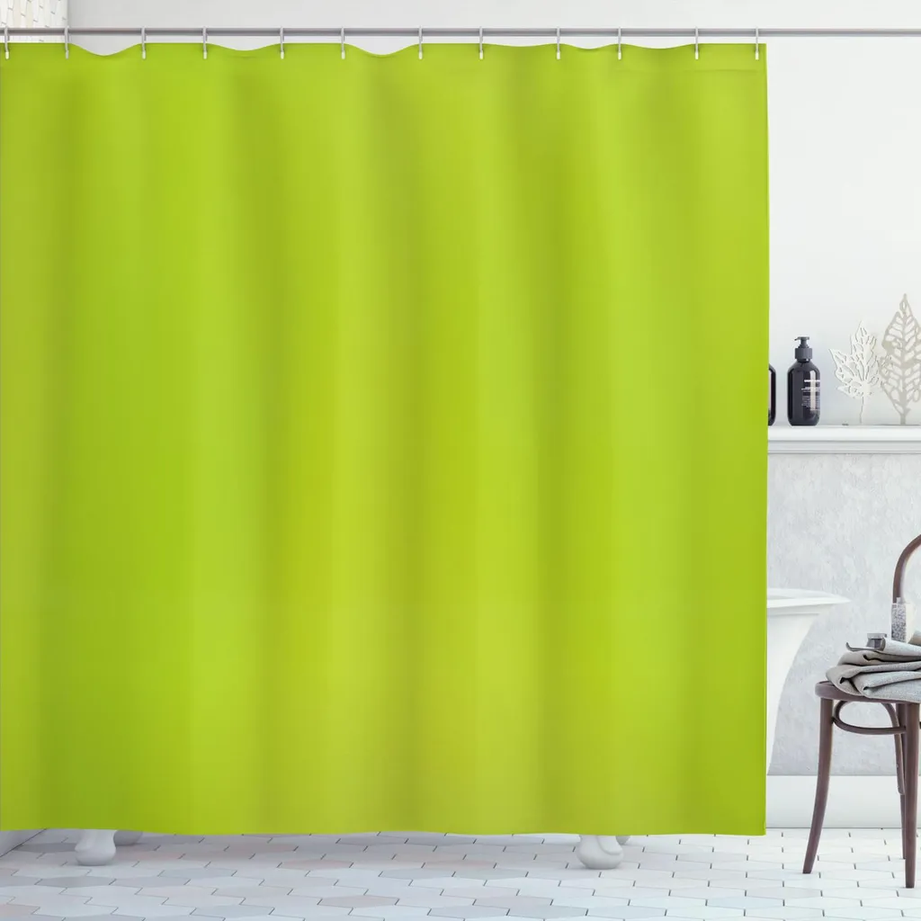 Tenda da Doccia 175x180 ABAKUHAUS Verde Lime - Alta Resistenza