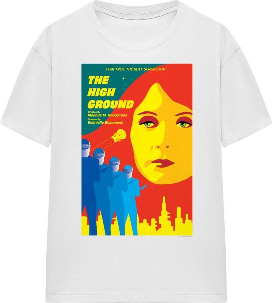 Star Trek - "The Next Generation Season 3 Episode 12" T-Shirt für Herren/Damen Uni TV16390 (L) (Weiß)