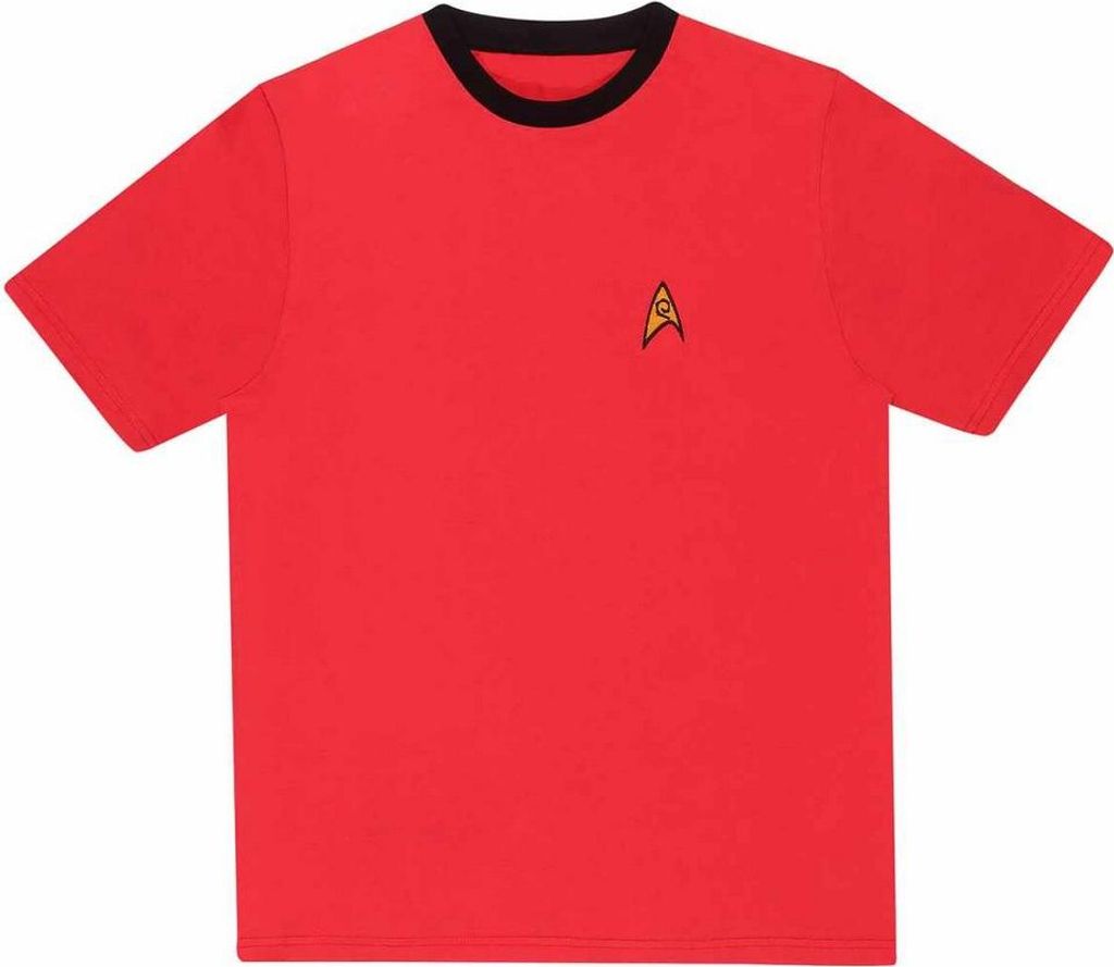 Star Trek - "Engineering Uniform" T-Shirt für Herren/Damen Uni HE2082 (S) (Rot)