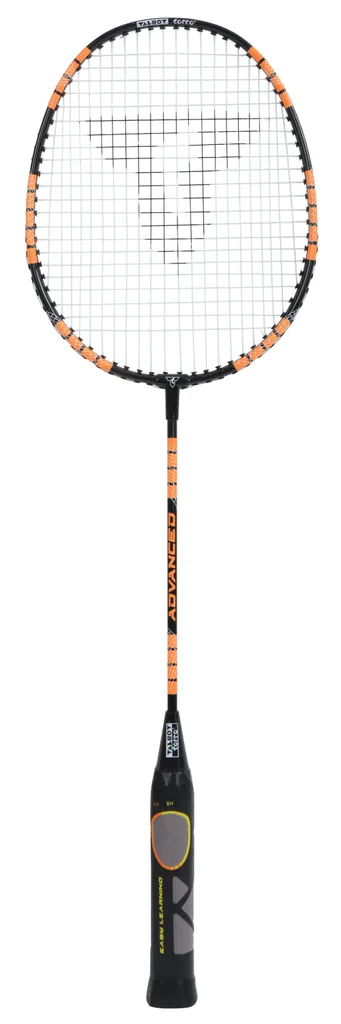 Raquette de Badminton Adulte ELI ADVANCED Coloris Noir et Orange