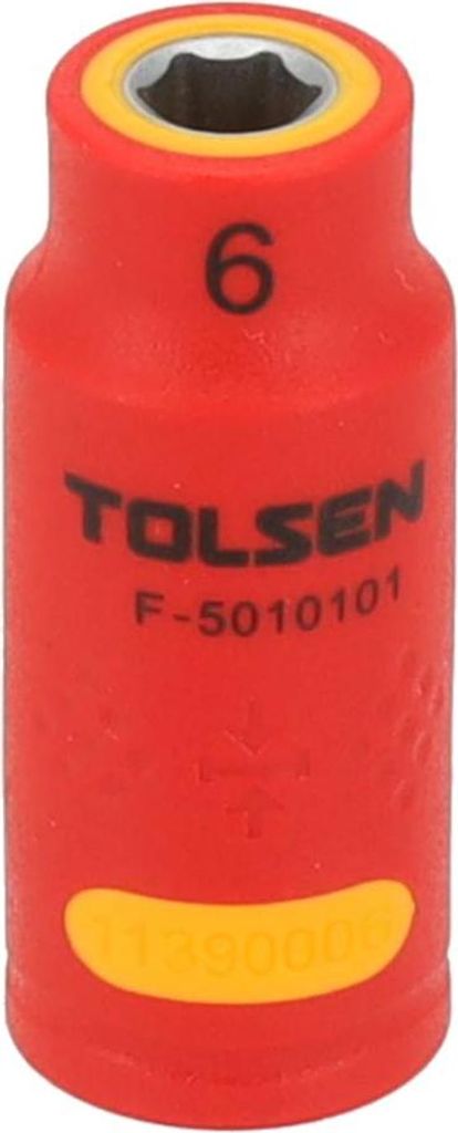 VDE-isolierter 1/4" Steckschlüssel Sechskant 6 mm - Maxami