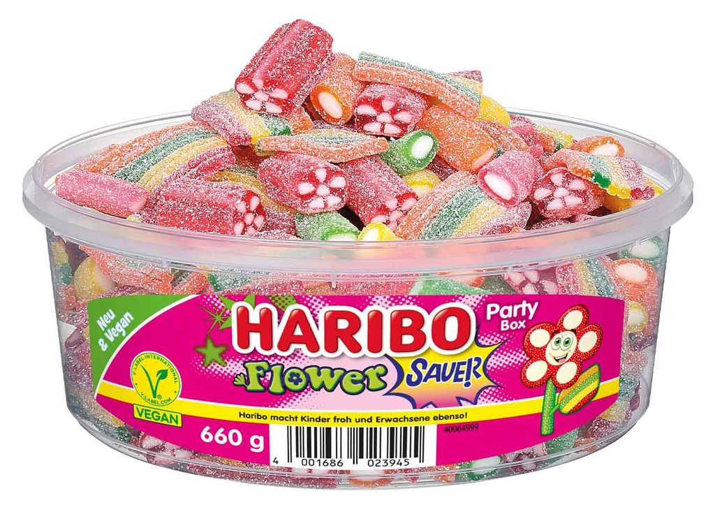 Haribo Flower sauer vegan 660g Produktbild 
