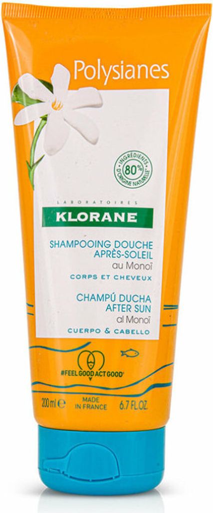 Klorane Polysianes After-Sun Shower Shampoo 200 ml Obrázek produktu 