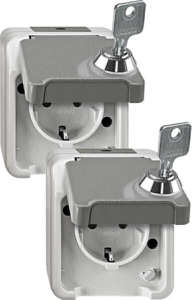 Prise SCHUKO MEG2424-8029 pour rénovation et extension électrique