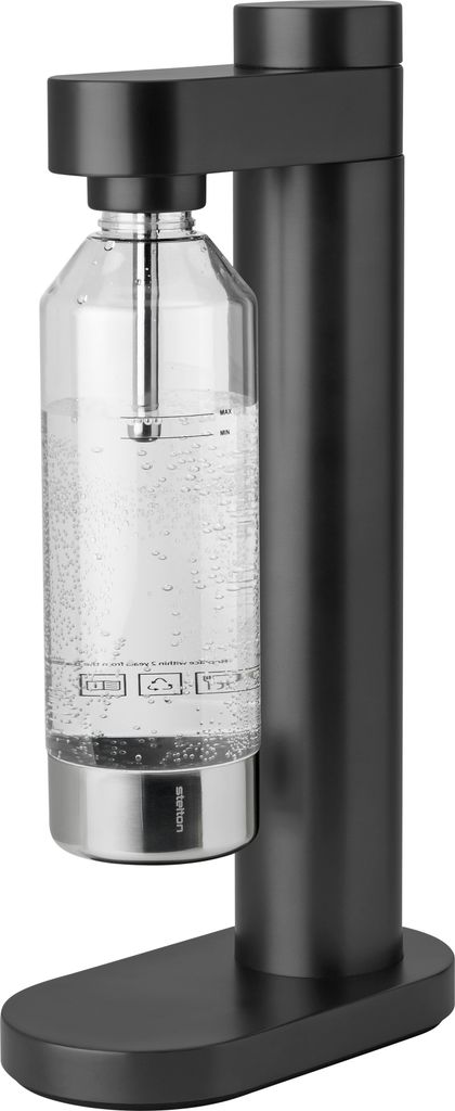 Stelton - Brus Appareil à gazéifier l'eau, Black Metallic Image du produit 