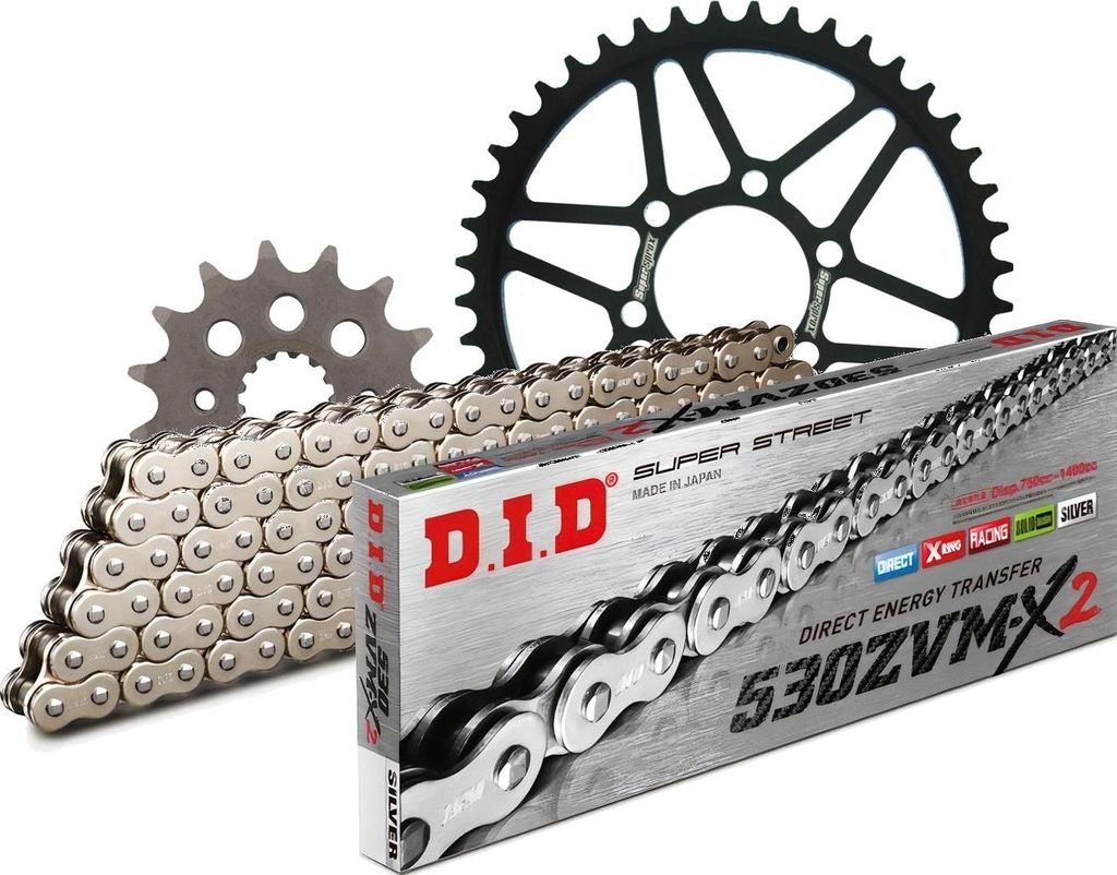 Kettensatz DID Stahl 530ZVM-X / 104 Endlos