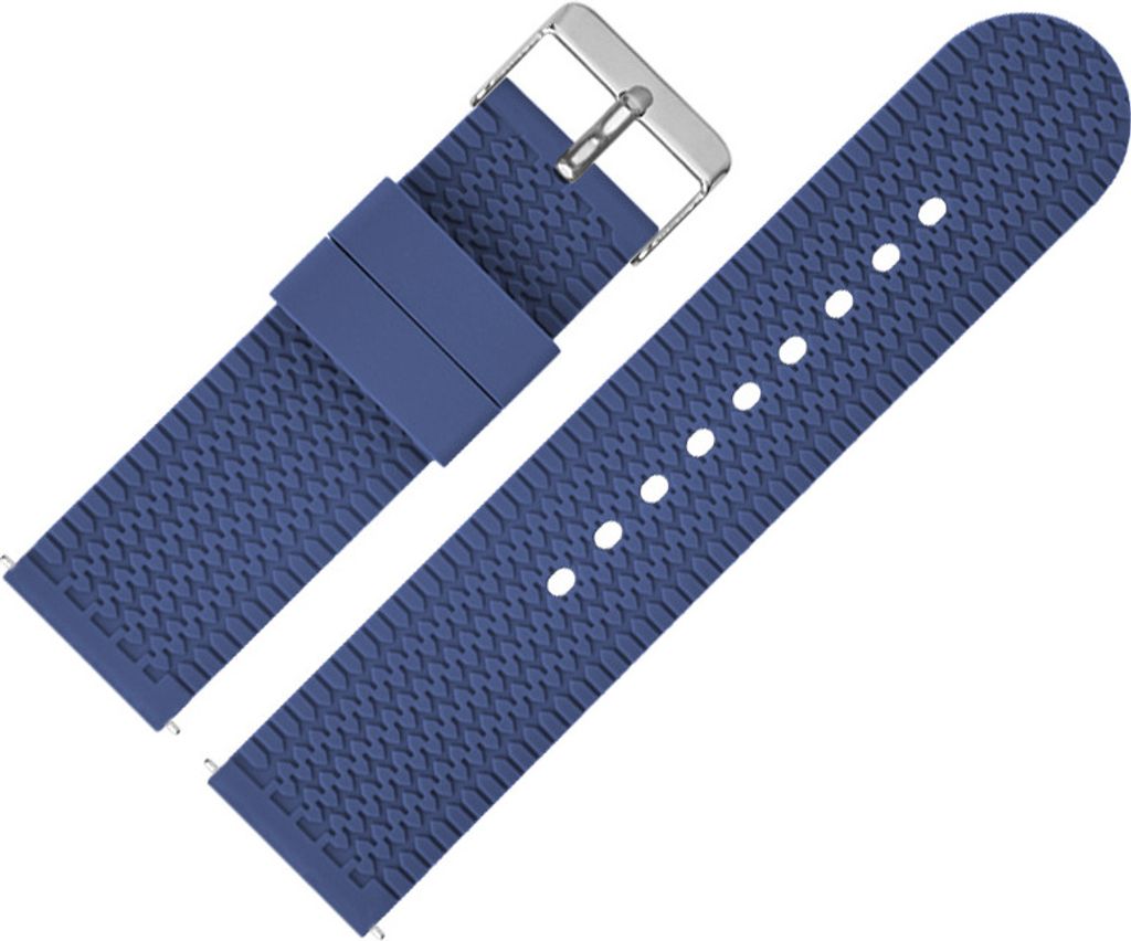 INF Silikon-Uhrenarmband für Huawei-Uhren Blau 22 mm