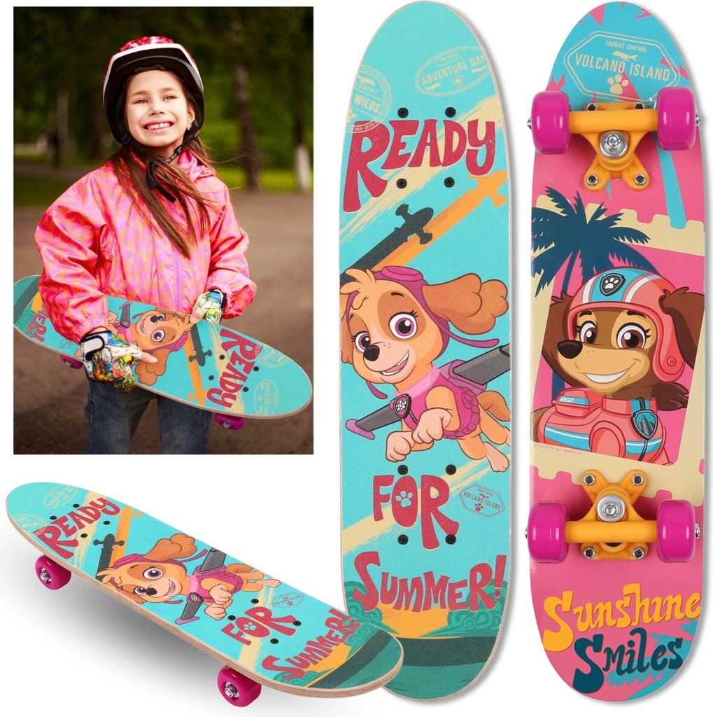 PAW PATROL Skye Liberty Dětský dřevěný skateboard 61 cm, Obrázek produktu 