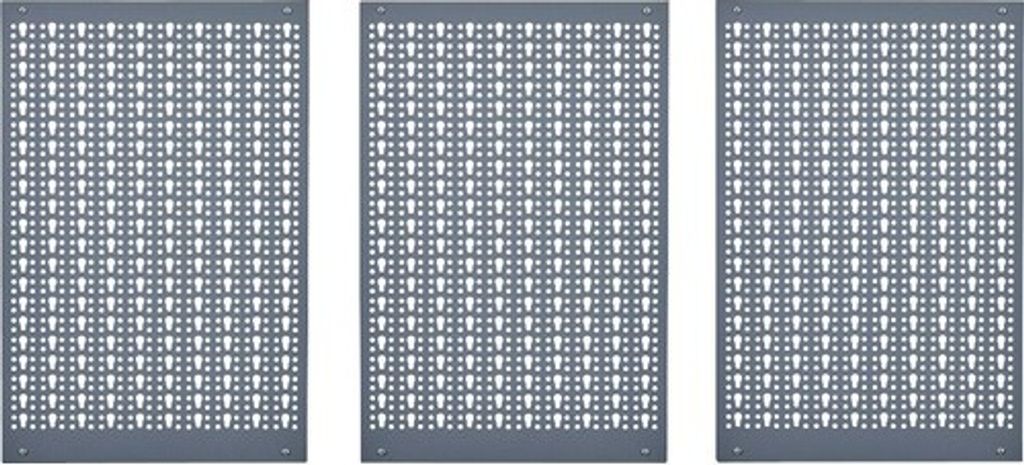 Küpper 70100 Stahlblech-Lochwand 3-teilig (B x H) 120 cm x 60 cm
