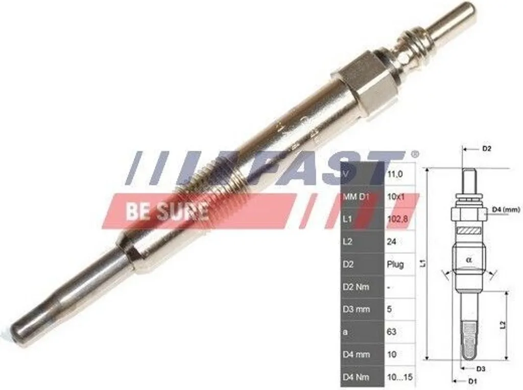 Candeletta FAST FT82703 OE 46754154 per Fiat Alfa Opel - Shop Ricambi