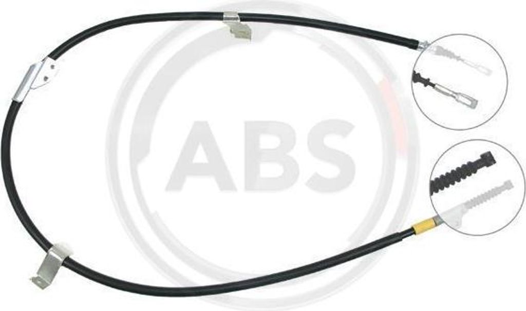 A.B.S. K15077 Seilzug, Handbremse OE 365310M810 kompatibel mit Almera