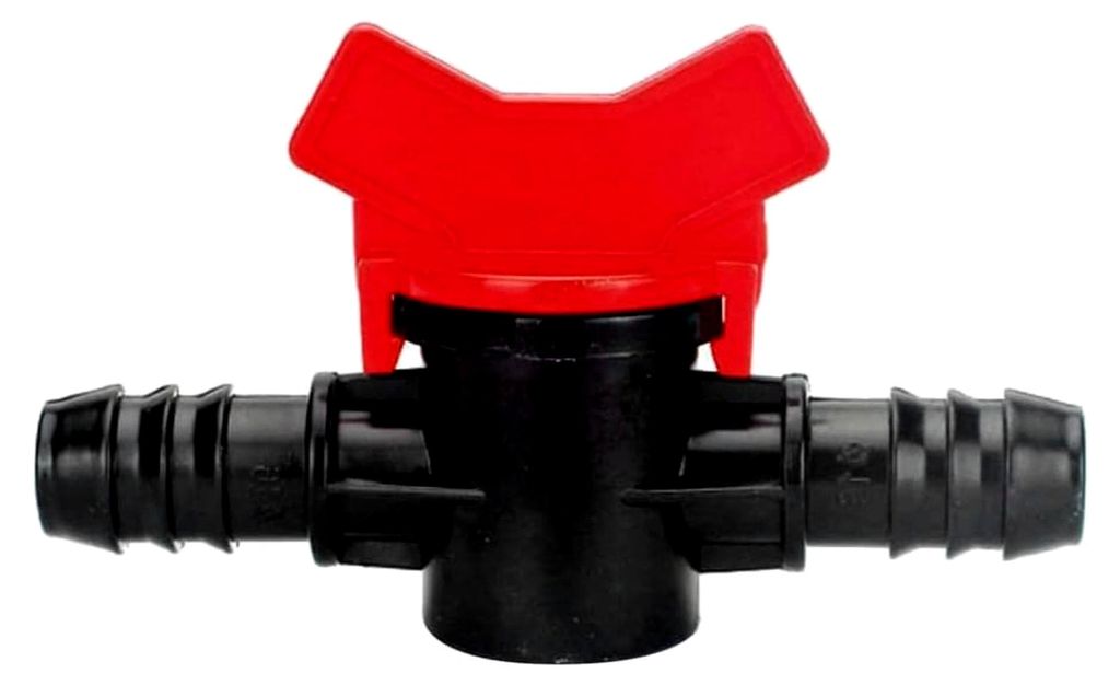 Regelventil für Wasserstrom im Aquarium, Kunststoff Durchflussregler, Absperrhahn für 12mm/16mm Schlauch
