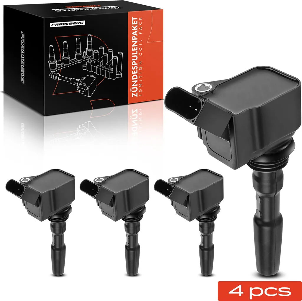 Frankberg 4x Bobine d'allumage pour VW Golf VII Jetta IV Polo Scirocco