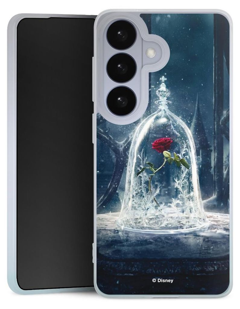 DeinDesign Handyhülle für Samsung Galaxy S26 Silikon Hülle Case Smartphone Schutzhülle Die Schöne und das Biest Disney Princess Rose