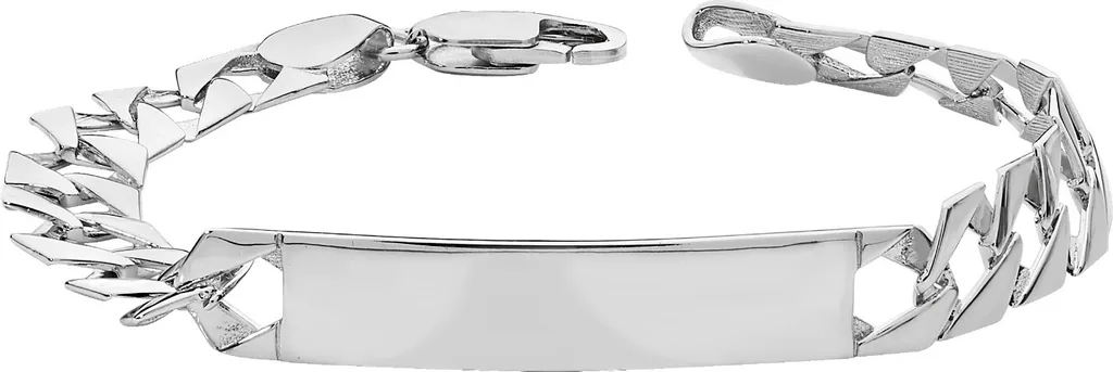 Gourmette bébé 6 grammes Argent 925 massif - Maille large 8mm solide