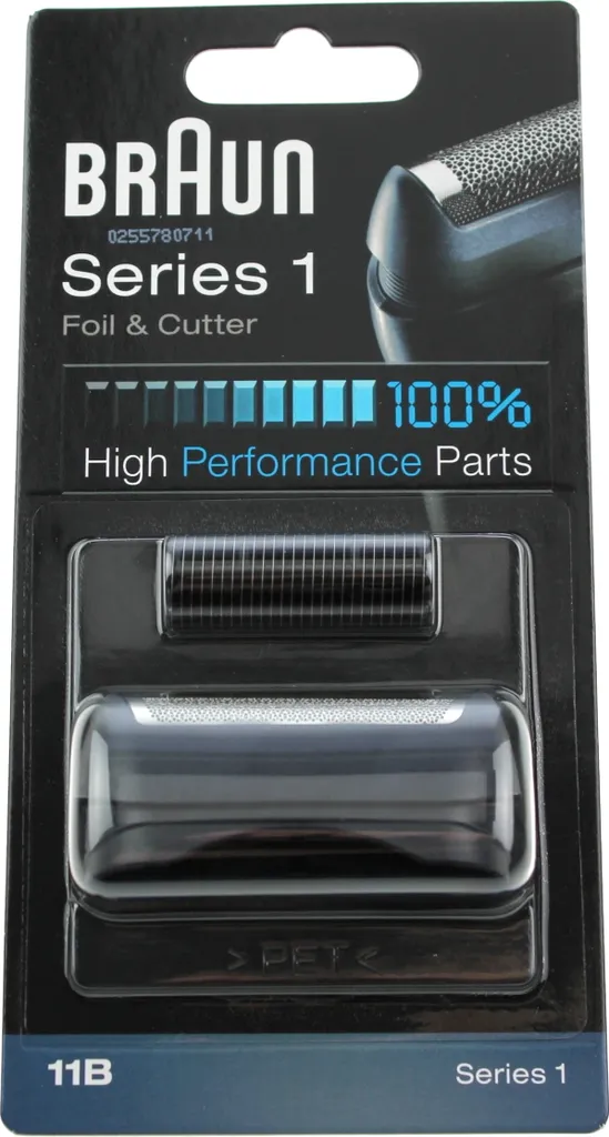 Pack de rasage Braun 11B pour rasoir Series 1 entretien barbe noire