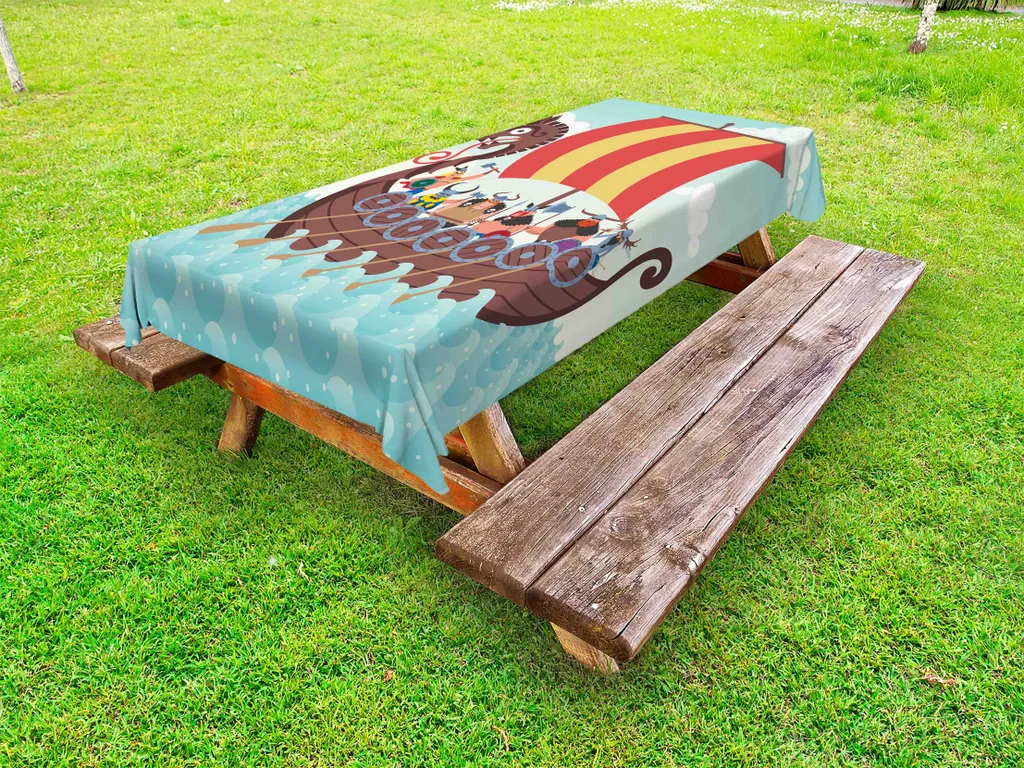 Tovaglia Esterno Viking ABAKUHAUS 145x210 | Arredo Giardino Impermeabile