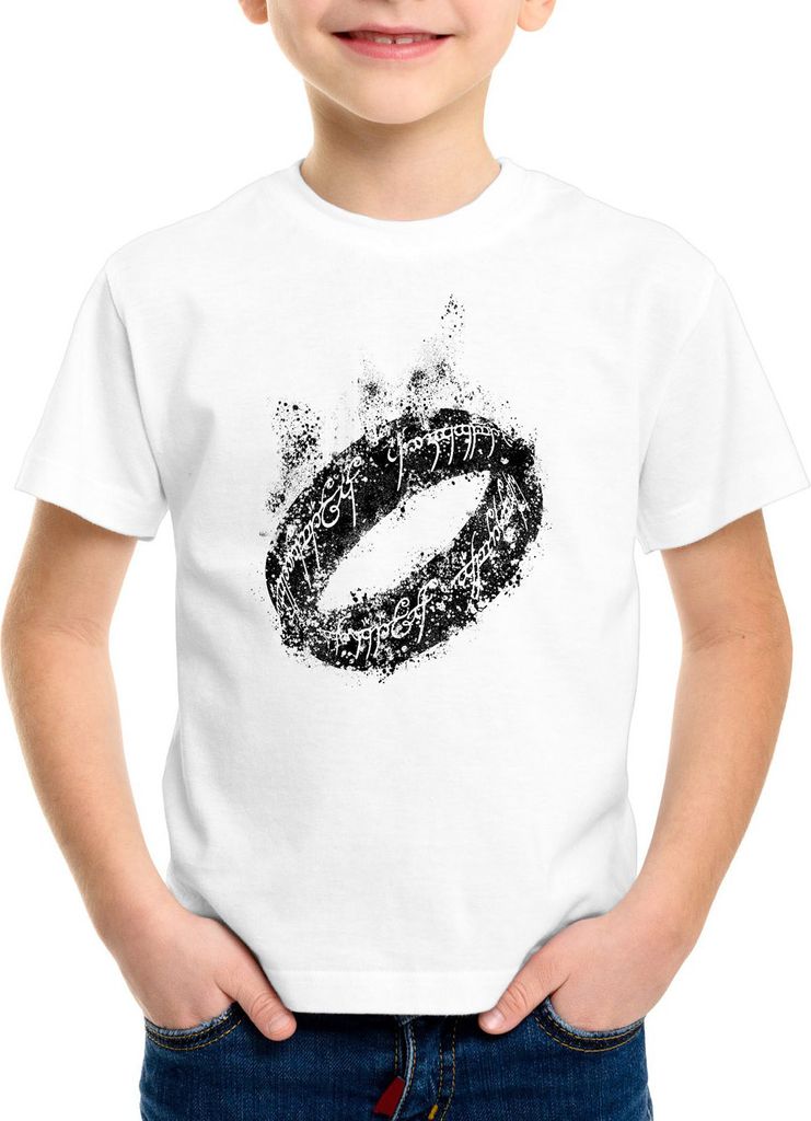 style3 Der Eine Ring Kinder T-Shirt Fantasy