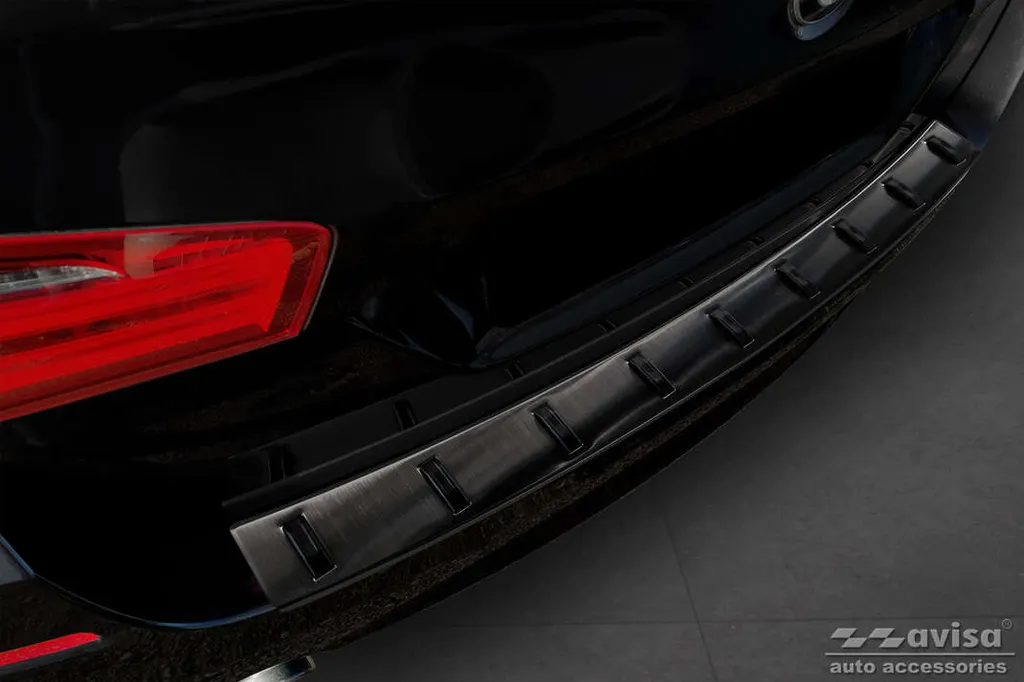 Seuil de coffre BMW 5 F11 2010-2017 - Protection pare-chocs foncé - 4