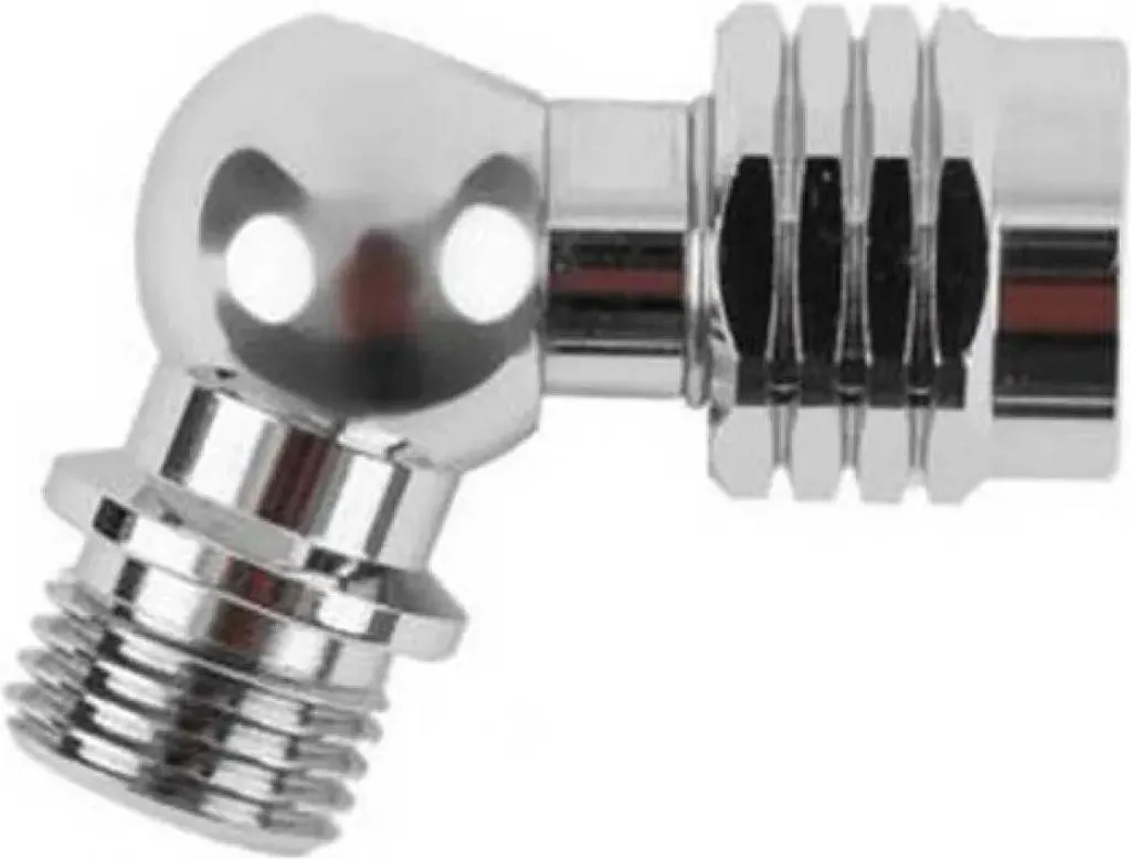 Adaptateur coudé haut débit gris Dive Rite pour le confort en plongée