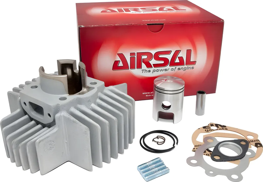 Cylindre Airsal T6-Racing aluminium 49ccm Puch Maxi version récente 38
