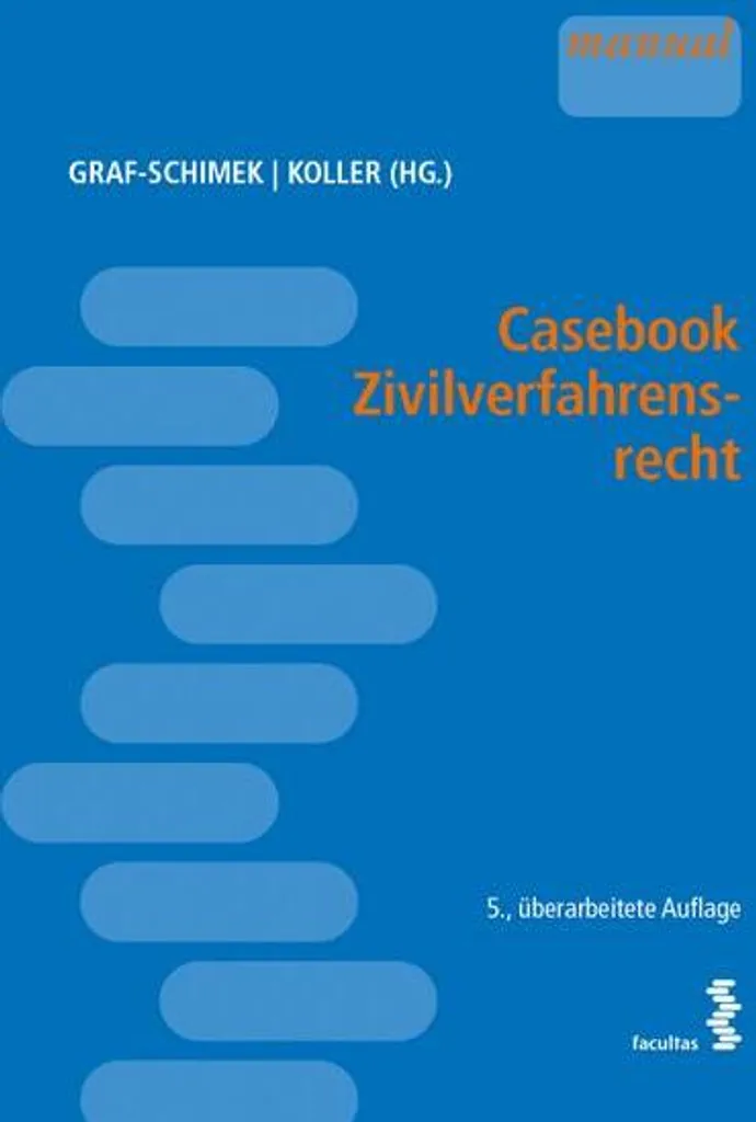 Livre de droit Casebook Zivilverfahrensrecht pour étudiants et juristes