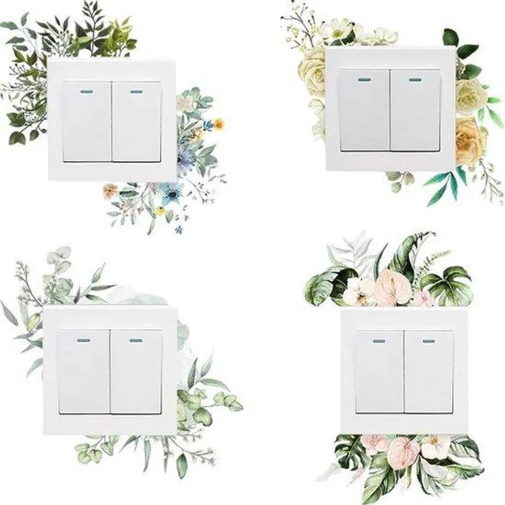 Stickers botaniques motif Plantes vertes pour personnalisation agenda