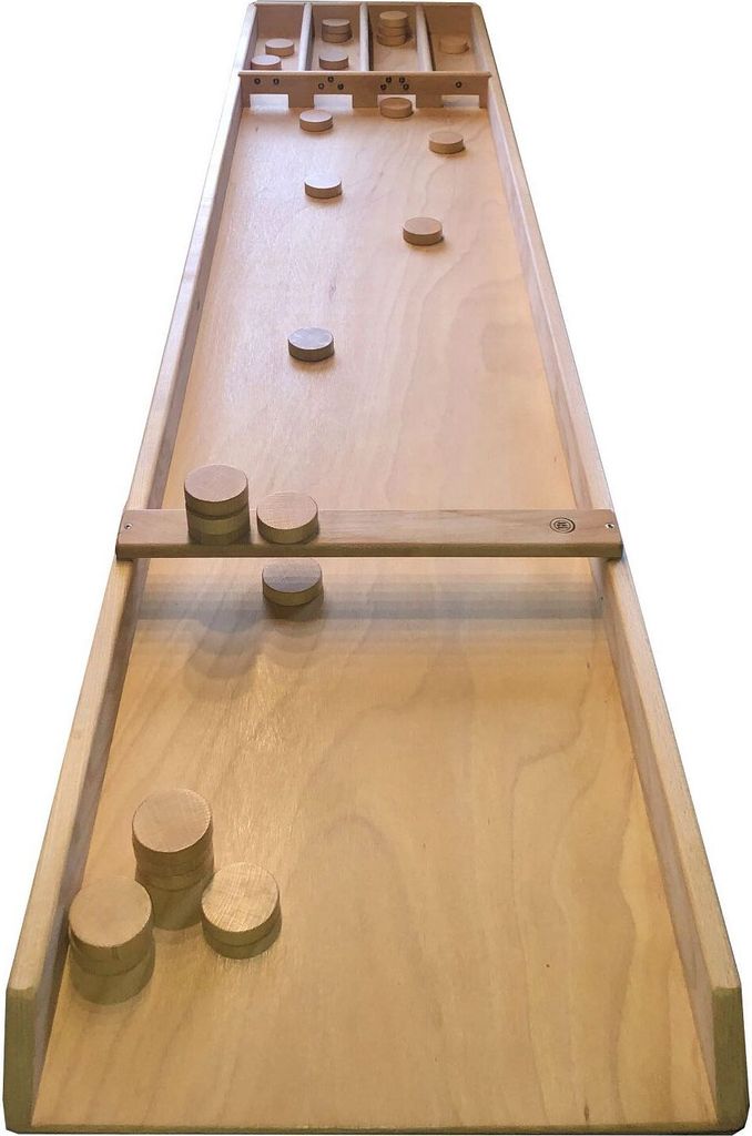 Holz Bi-Ba-Butze Tischspiel "Shuffle Board" Produktbild 