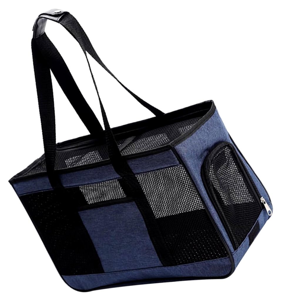 Faltbare Katzentransporttasche aus Mesh – Atmungsaktive Tragetasche für Haustiere mit Fensterdesign – Leichte Reisetasche für kleine Hunde un...