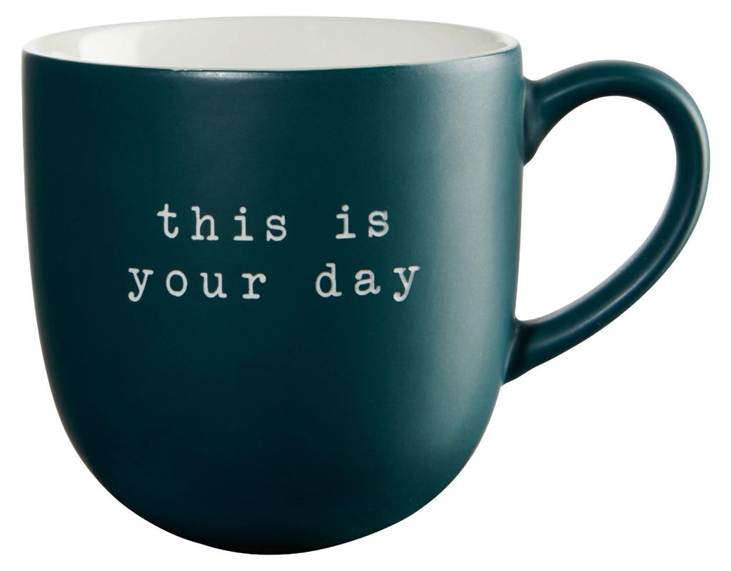 ASA Selection hey! Henkelbecher this is your day grün 0,35l Produktbild 